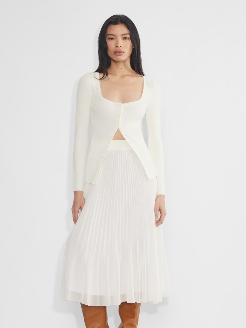 Aritzia Wilfred NWT Lafleur
Cardigan Light Birch